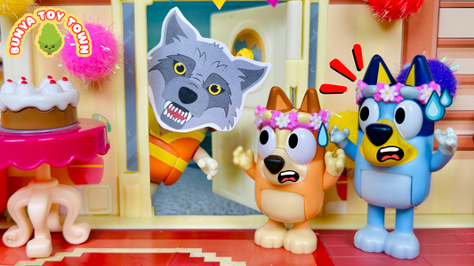 Bingo Who's At The Door? - Safety Lessons For Kids with Bluey toys