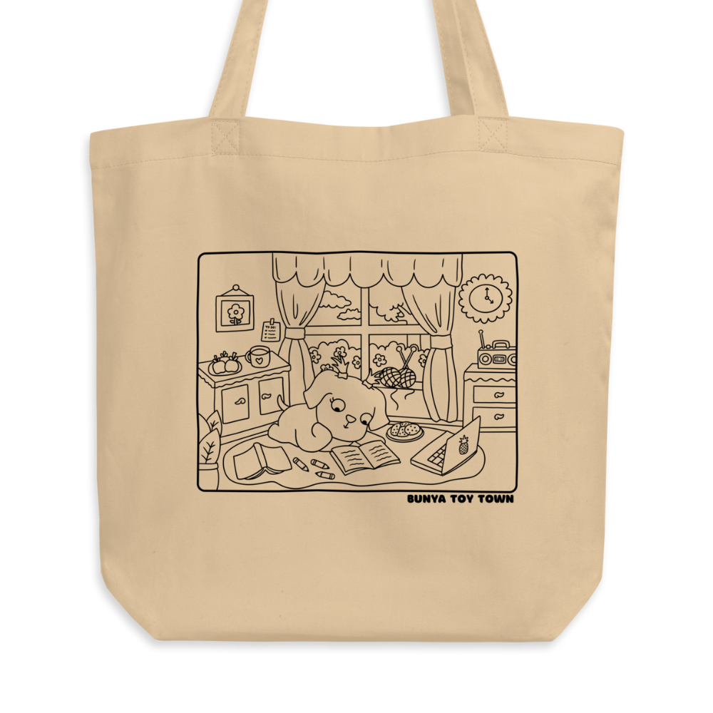 Kiki Study Buddy Doodle Tote Bag